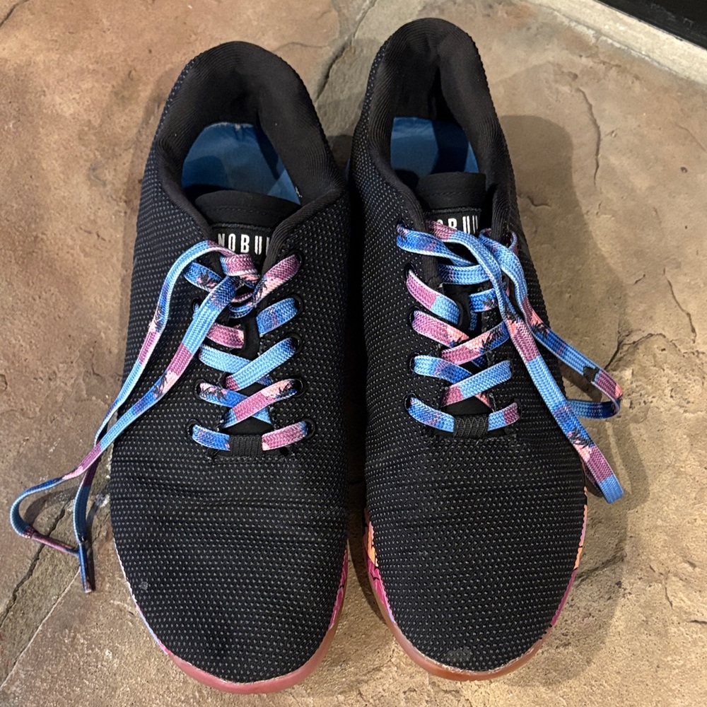 NoBull Women’s Black and Blue Athletic Shoes